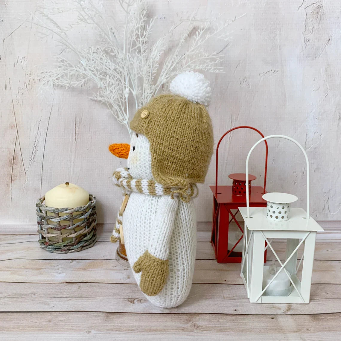 Snowman Knitting Pattern