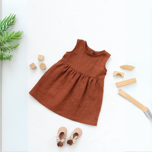 Jewel Neck Dress Sewing Pattern
